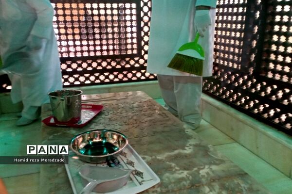 آیین معنوی غبارروبی مرقد شهید آیت الله مدرس (ره)