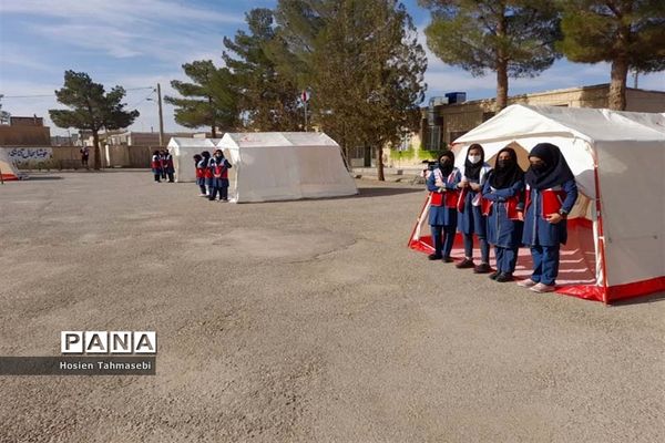 بیست و چهارمین مانور سراسری زلزله و ایمنی مدارس در آباده