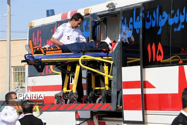 بیست و چهارمین مانور سراسری زلزله و ایمنی مدارس در شهرستان زابل