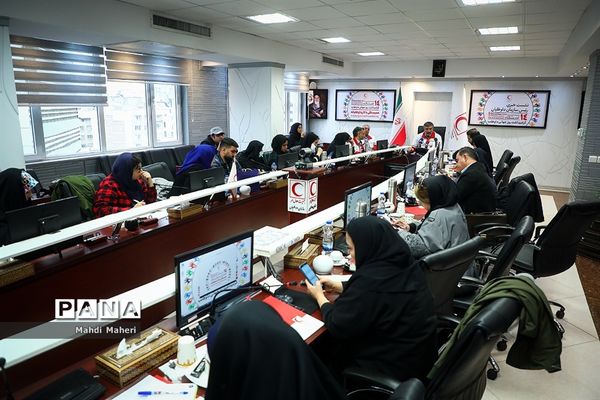 نشست خبری رئیس سازمان داوطلبان هلال احمر