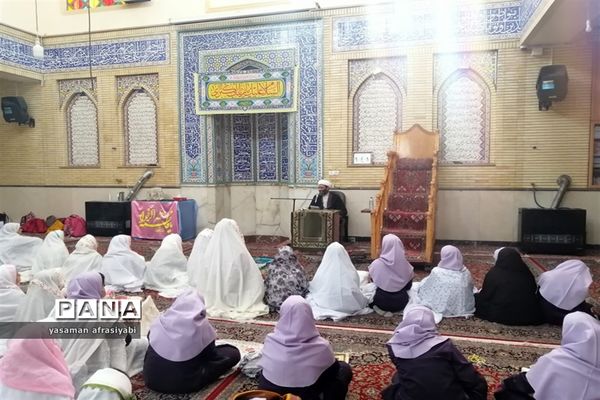 اجرای طرح پیوند مسجد و مدرسه ویژه کلاس ششمی‌های دبستان معارف ناحیه 3 شیراز