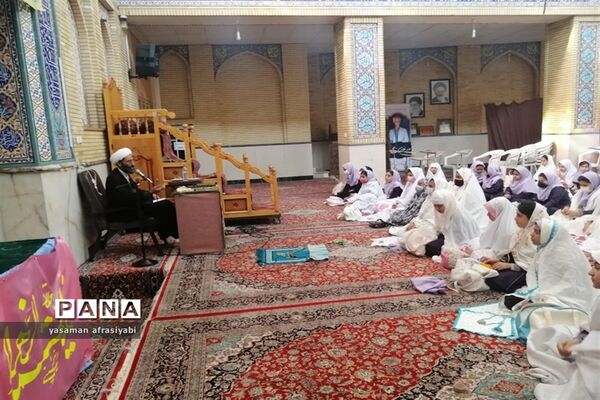 اجرای طرح پیوند مسجد و مدرسه ویژه کلاس ششمی‌های دبستان معارف ناحیه 3 شیراز