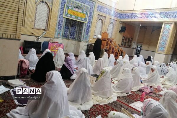 اجرای طرح پیوند مسجد و مدرسه ویژه کلاس ششمی‌های دبستان معارف ناحیه 3 شیراز