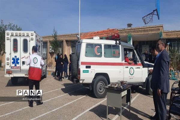 بیست و چهارمین مانور سراسری زلزله و ایمنی در مدارس عشایری خوزستان