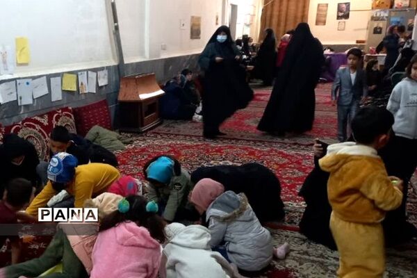 اردوی جهادی هاجران ناحیه امیرالمومنین سپاه محمد رسوال‌الله تهران در مسجد امام‌علی(ع) روستای مهرآباد رودهن