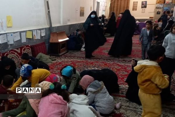 اردوی جهادی هاجران ناحیه امیرالمومنین سپاه محمد رسوال‌الله تهران در مسجد امام‌علی(ع) روستای مهرآباد رودهن