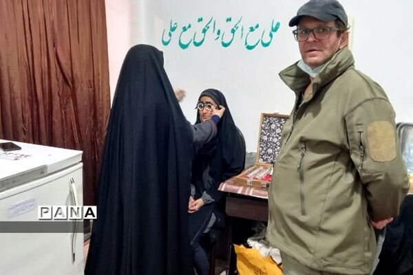 اردوی جهادی هاجران ناحیه امیرالمومنین سپاه محمد رسوال‌الله تهران در مسجد امام‌علی(ع) روستای مهرآباد رودهن
