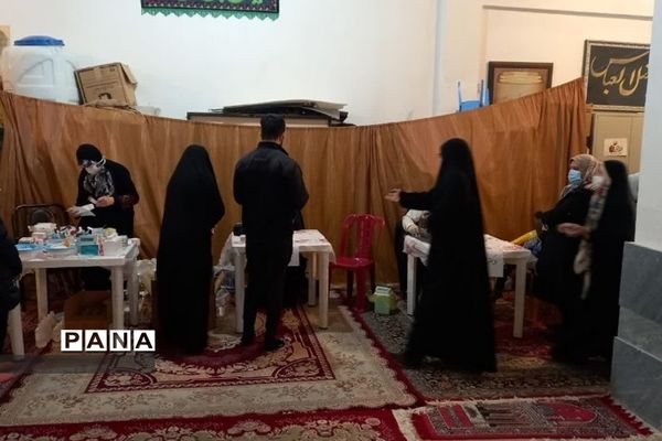 اردوی جهادی هاجران ناحیه امیرالمومنین سپاه محمد رسوال‌الله تهران در مسجد امام‌علی(ع) روستای مهرآباد رودهن