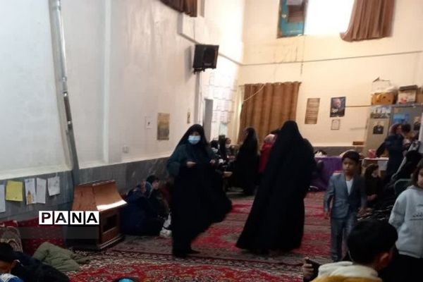 اردوی جهادی هاجران ناحیه امیرالمومنین سپاه محمد رسوال‌الله تهران در مسجد امام‌علی(ع) روستای مهرآباد رودهن