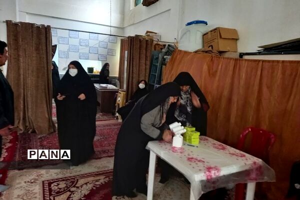 اردوی جهادی هاجران ناحیه امیرالمومنین سپاه محمد رسوال‌الله تهران در مسجد امام‌علی(ع) روستای مهرآباد رودهن