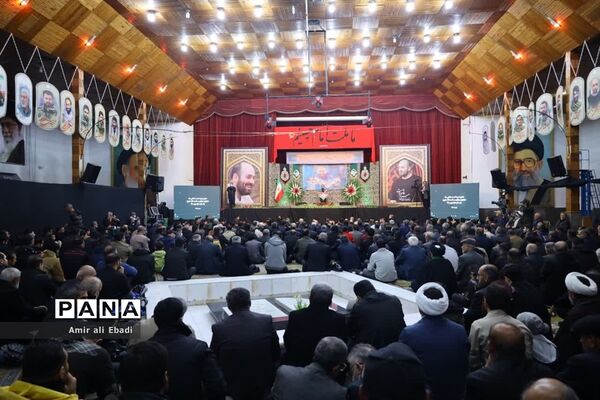 مراسم وداع با شهید مدافع امنیت سید احمد صالحی در ساری
