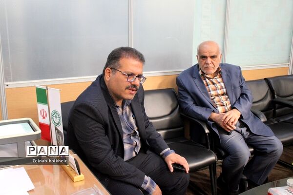 بازدیدمعاون پژوهش  اداره کل آموزش و پرورش استان بوشهر از سازمان دانش‌آموزی