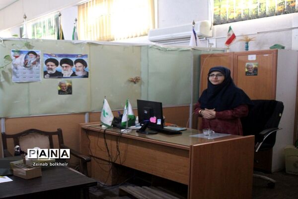 بازدیدمعاون پژوهش  اداره کل آموزش و پرورش استان بوشهر از سازمان دانش‌آموزی