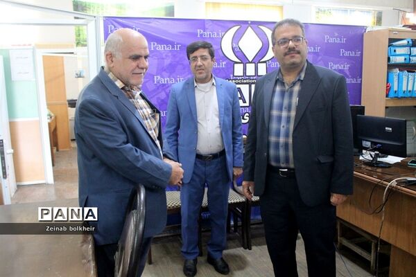 بازدیدمعاون پژوهش  اداره کل آموزش و پرورش استان بوشهر از سازمان دانش‌آموزی
