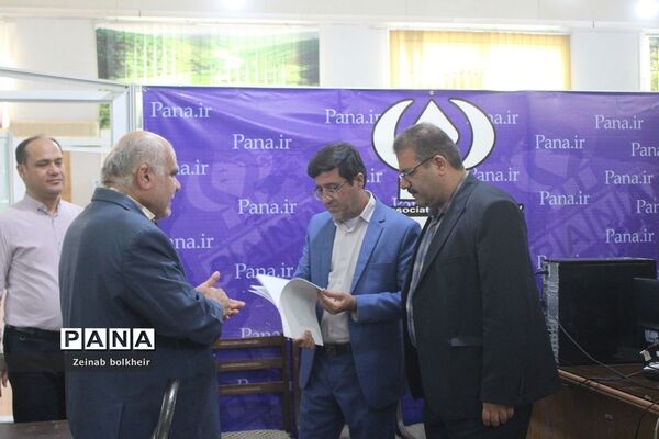 بازدیدمعاون پژوهش  اداره کل آموزش و پرورش استان بوشهر از سازمان دانش‌آموزی