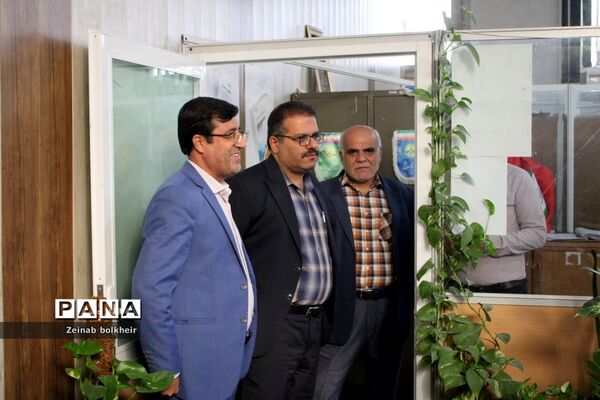 بازدیدمعاون پژوهش  اداره کل آموزش و پرورش استان بوشهر از سازمان دانش‌آموزی