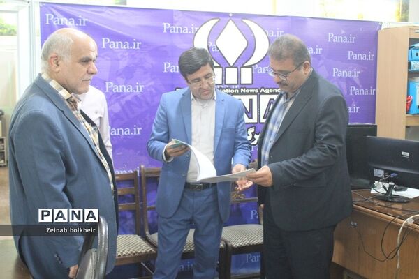 بازدیدمعاون پژوهش  اداره کل آموزش و پرورش استان بوشهر از سازمان دانش‌آموزی