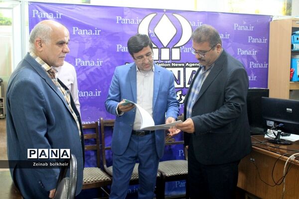 بازدیدمعاون پژوهش  اداره کل آموزش و پرورش استان بوشهر از سازمان دانش‌آموزی