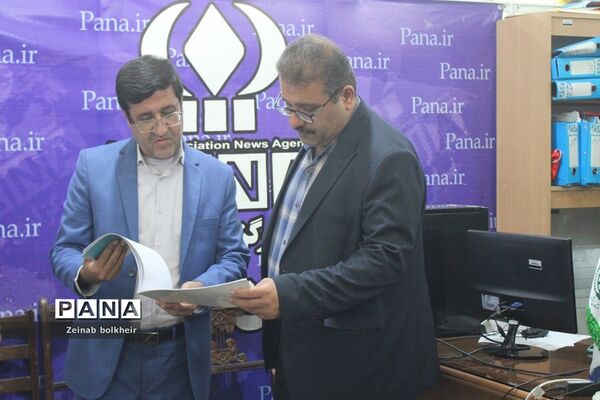 بازدیدمعاون پژوهش  اداره کل آموزش و پرورش استان بوشهر از سازمان دانش‌آموزی