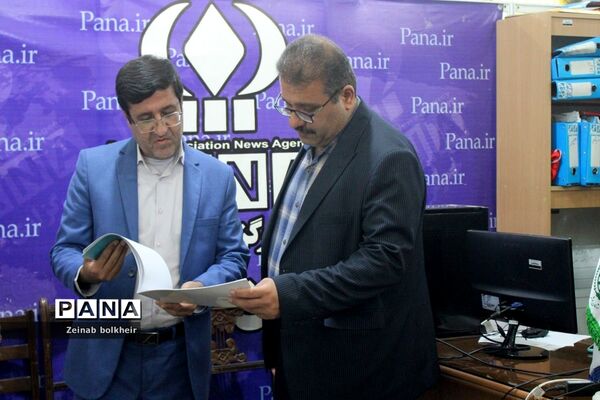 بازدیدمعاون پژوهش  اداره کل آموزش و پرورش استان بوشهر از سازمان دانش‌آموزی