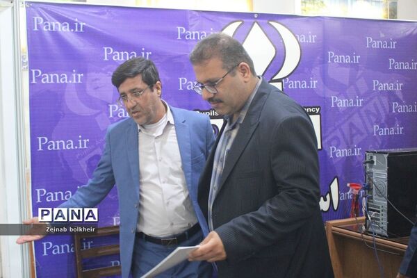 بازدیدمعاون پژوهش  اداره کل آموزش و پرورش استان بوشهر از سازمان دانش‌آموزی
