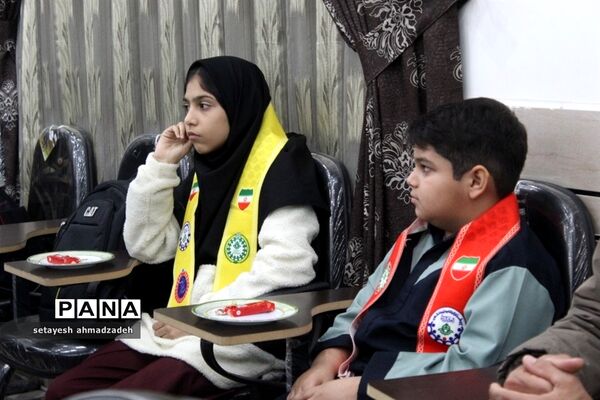 مراسم تقدیر از برگزیدگان جشنواره‌ها و پویش‌های سازمان دانش‌آموزی در گلوگاه
