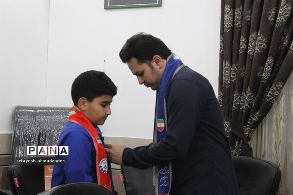مراسم تقدیر از برگزیدگان جشنواره‌ها و پویش‌های سازمان دانش‌آموزی در گلوگاه
