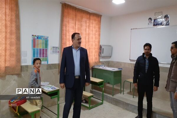 بازدید مدیرآموزش و پرورش کلات از مدارس روستاهای مسیر پساکو