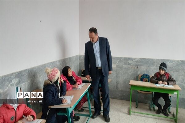 بازدید مدیرآموزش و پرورش کلات از مدارس روستاهای مسیر پساکو