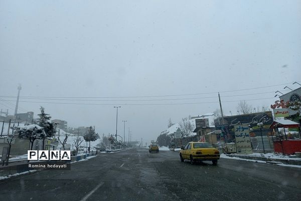 روز برفی در  رودهن