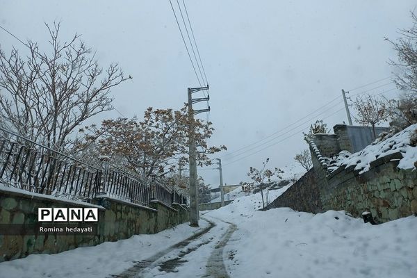 روز برفی در  رودهن