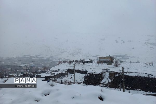 روز برفی در  رودهن