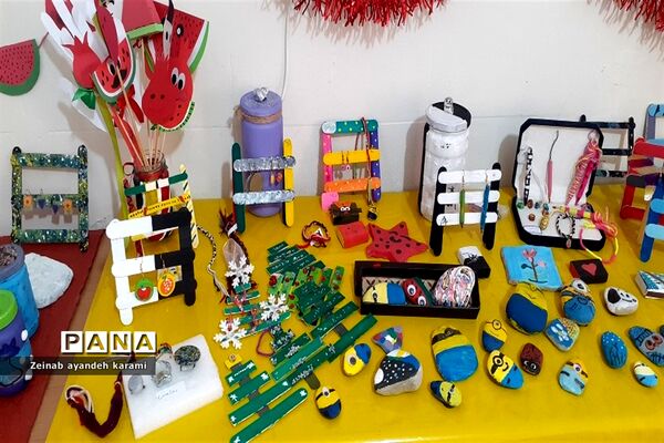 برگزاری نمایشگاه دستاوردهای دانش‌‌‌آموزان در آموزشگاه مهربانان و ثمین ملارد