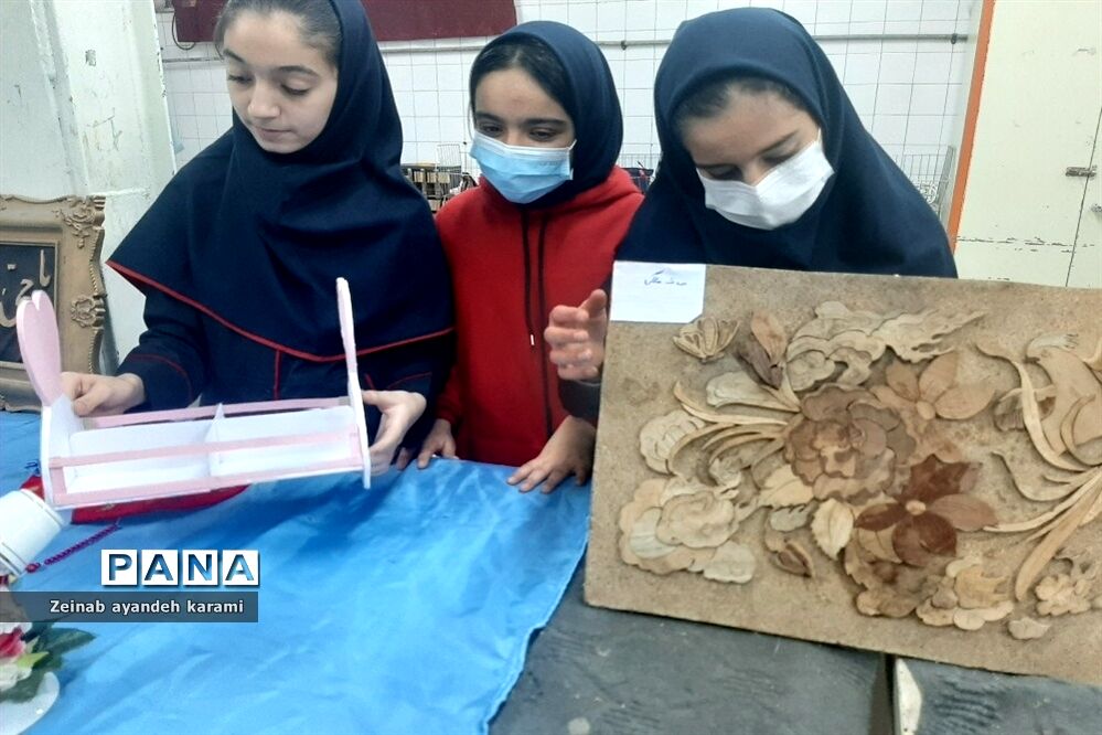 برگزاری نمایشگاه دستاوردهای دانش‌‌‌آموزان در آموزشگاه مهربانان و ثمین ملارد