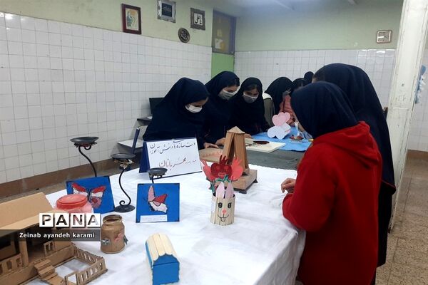 برگزاری نمایشگاه دستاوردهای دانش‌‌‌آموزان در آموزشگاه مهربانان و ثمین ملارد