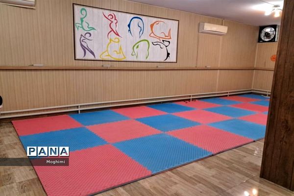 افتتاحیه اتاق ورزش دبیرستان هفت‌تیر منطقه ۱۳