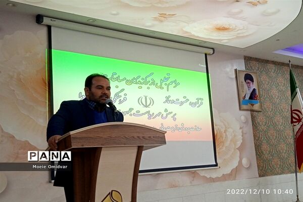 مراسم تجلیل از برگزیدگان مسابقات قرآن، عترت و نماز و مسابقات فرهنگی هنری، کاشمر