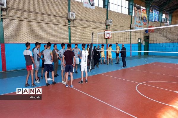 برگزاری مسابقات والیبال مدارس دوره دوم متوسطه پسرانه منطقه کهریزک