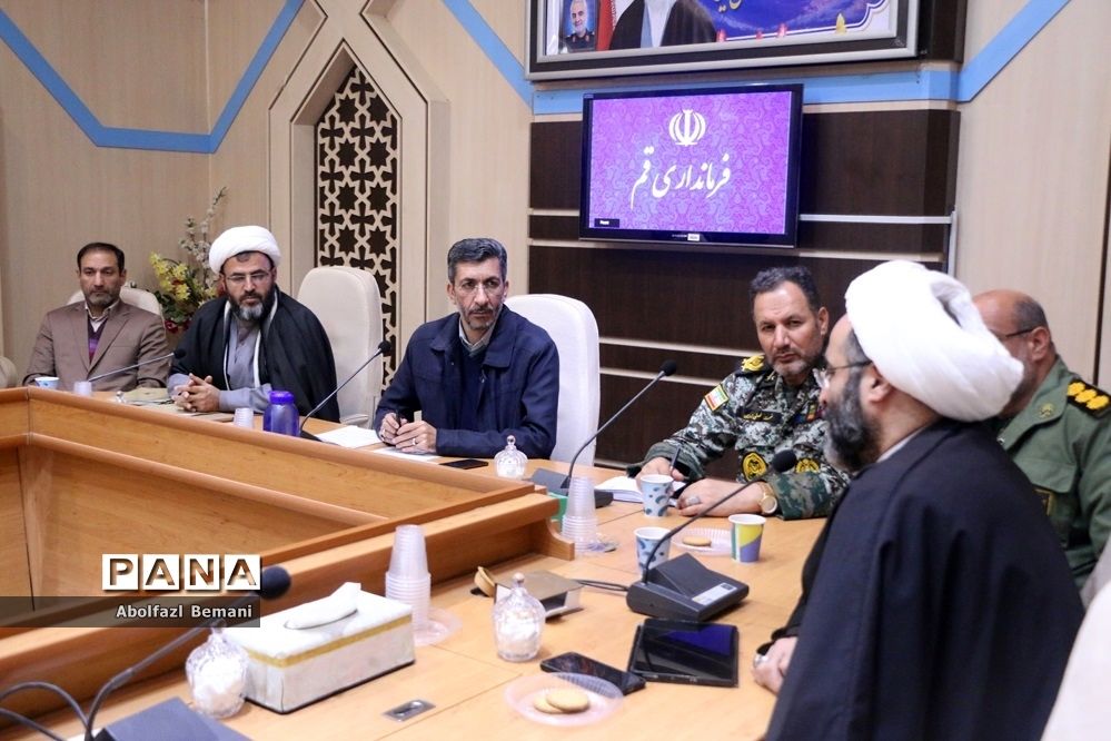 جلسه هماهنگی تشییع و خاکسپاری شهید گمنام در دانشگاه فرهنگیان قم