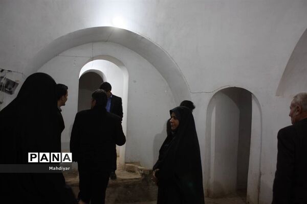 بازدید از حمام تاریخی روستای خاوه بخش جوادآباد