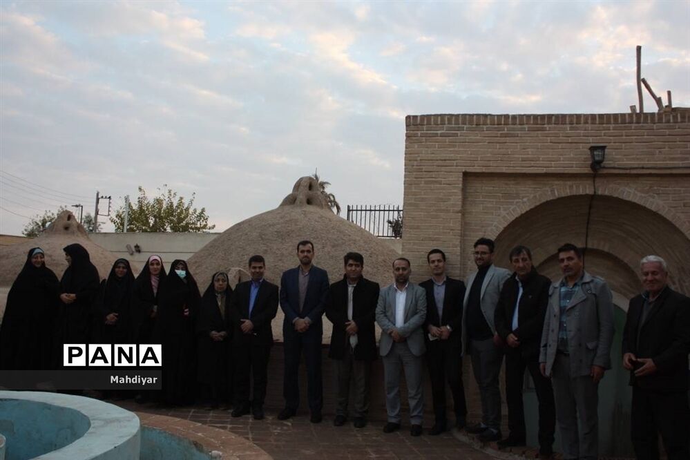 بازدید از حمام تاریخی روستای خاوه بخش جوادآباد