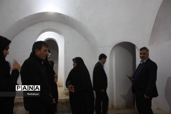بازدید از حمام تاریخی روستای خاوه بخش جوادآباد