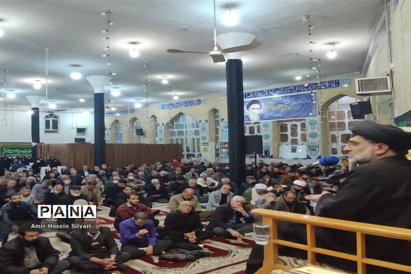 برگزاری مراسم عزاداری شهادت حضرت فاطمه (س) در جهرم