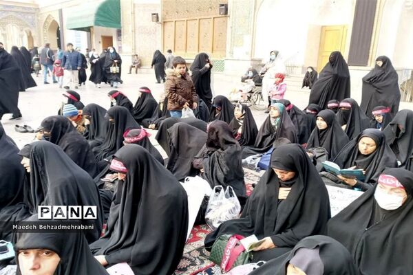 حضور بانوان انقلابی شهرستان قرچک در حرم مقدس حضرت عبدالعظیم حسنی(ع)
