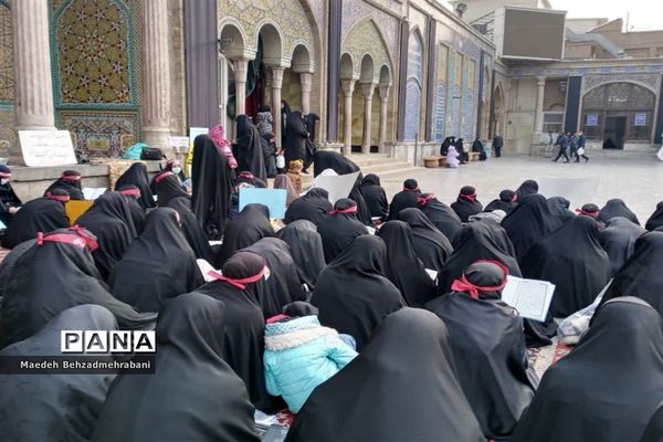 حضور بانوان انقلابی شهرستان قرچک در حرم مقدس حضرت عبدالعظیم حسنی(ع)