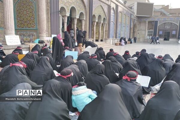حضور بانوان انقلابی شهرستان قرچک در حرم مقدس حضرت عبدالعظیم حسنی(ع)