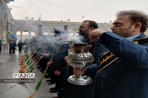 حضور بانوان انقلابی شهرستان قرچک در حرم مقدس حضرت عبدالعظیم حسنی(ع)