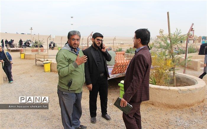 افتتاحیه اردوهای کویرنوردی سازمان دانش‌آموزی یزد