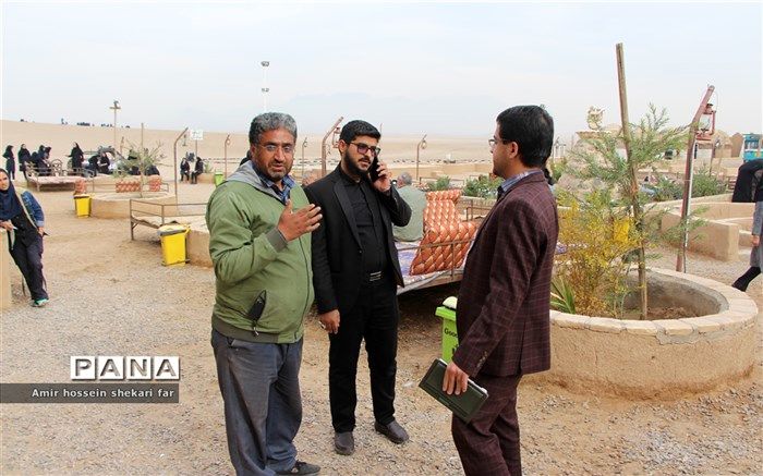 افتتاحیه اردوهای کویرنوردی سازمان دانش‌آموزی یزد