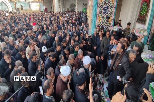 مراسم تشییع و خاکسپاری پیکر شهید والامقام حسین نوروزی ابوزیدآبادی
